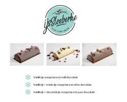 Handgemaakte ijsstronken van de lokale producent "IJssloeberke"